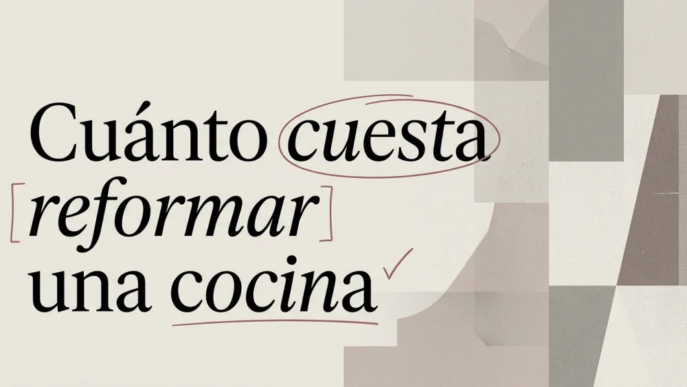Cuánto cuesta reformar una cocina en Madrid 2026