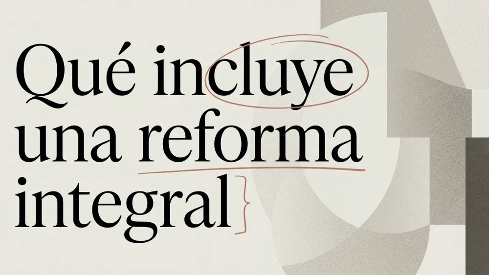 Qué incluye una reforma integral de piso